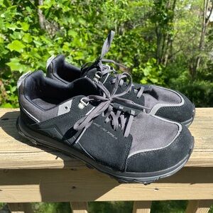 Altra Black and Gray Athletic Shoes with Breathable Mesh